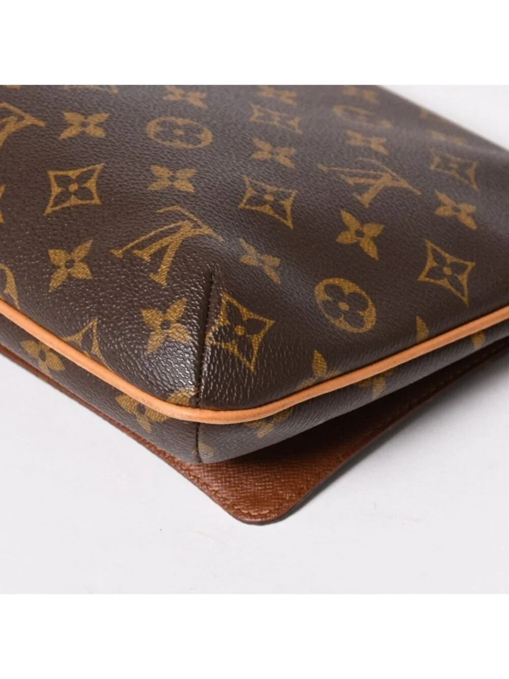 Louis Vuitton Musette Tango Shoulder Bag Monogram Canvas Brown Gold
